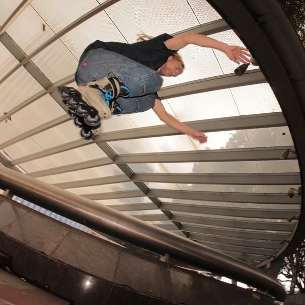 K2 インラインスケート 大人 SURGE 84 Khaki-Blue ハードシェル