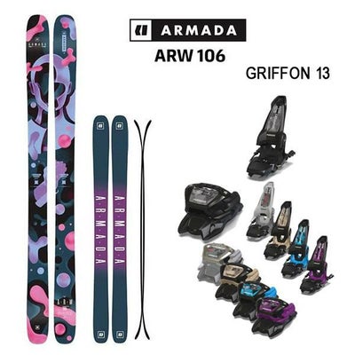 アルマダ スキー板 エーアールダブル 106 ARMADA ARW 106+ 25 マーカー 
