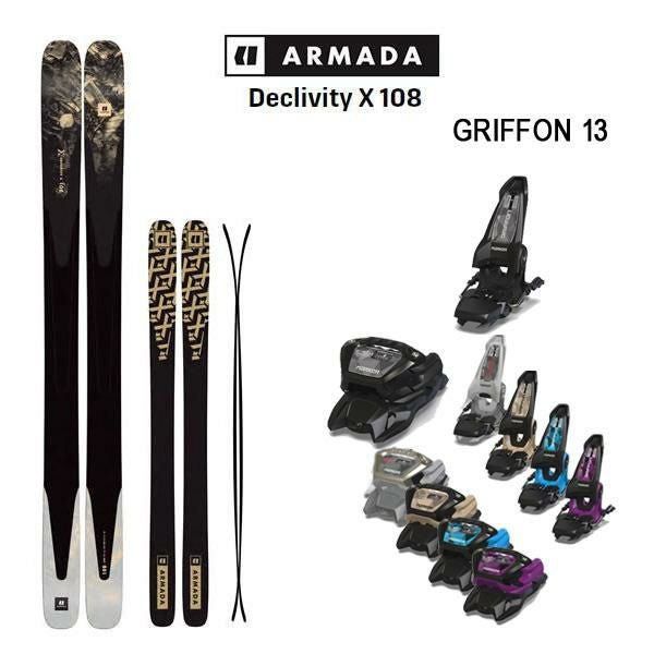 アルマダ スキー板 ディクリビティ X 108 ARMADA DECLIVITY X 108 + 25