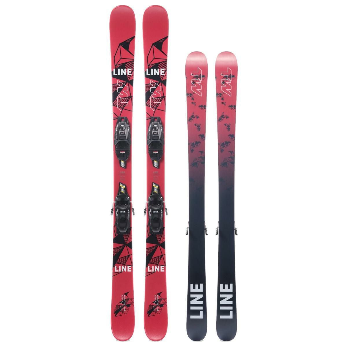 LINE スキー板 ジュニア 2025 WALLISCH SHORTY + マーカー FDT 調整式