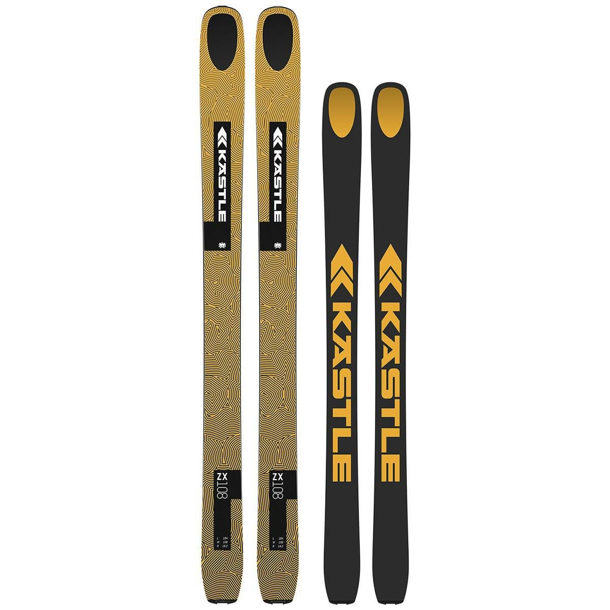 KASTLE フリーライドスキー ZX 115 (25-26 2026) + 26 サロモン STRIVE