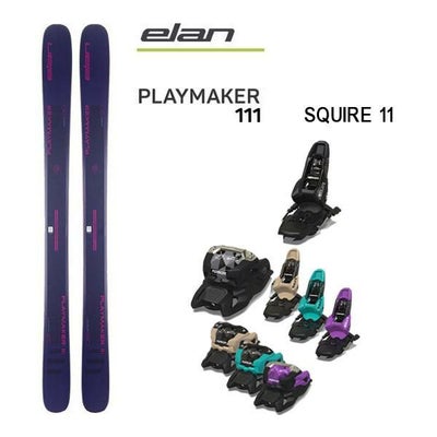 エラン スキー板 (24-25 2025) PLAYMAKER 101 + 25 マーカー SQUIRE 11 