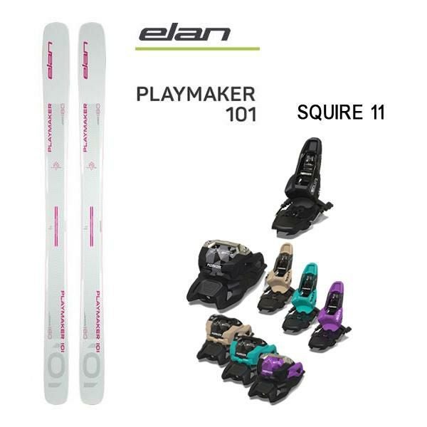 エラン スキー板 (24-25 2025) PLAYMAKER 101 + 25 マーカー SQUIRE 11