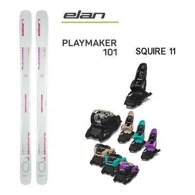 エラン スキー板 (24-25 2025) PLAYMAKER 101 + 25 マーカー SQUIRE 11 