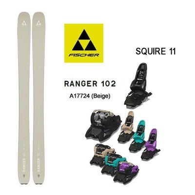 フィッシャー スキー板 (24-25 2025) RANGER 102 ベージュ + 25 