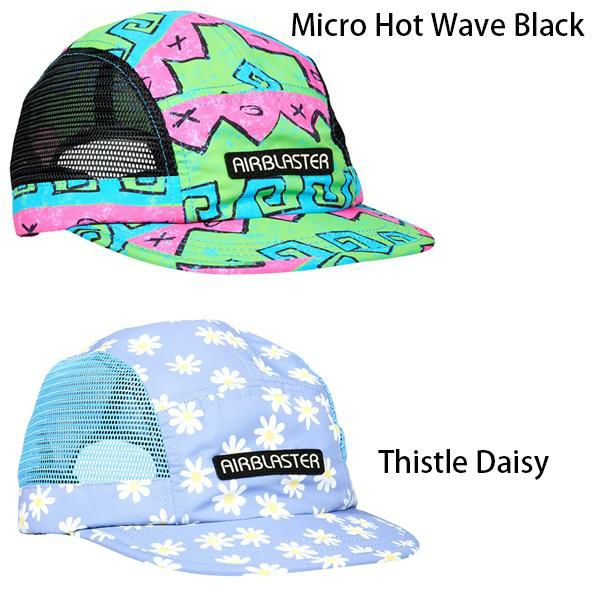 エアブラスター NO FLAP CAP ショートバイザーキャップ MESH JET