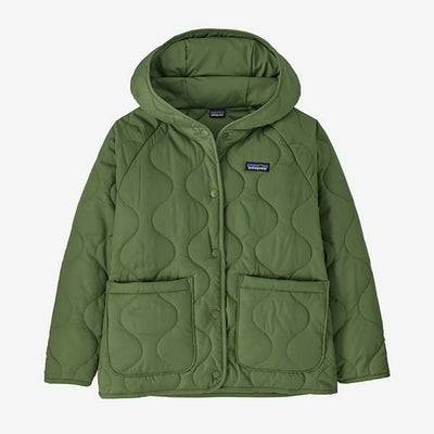 パタゴニア キッズ・キルテッド・パファー Terrain Green (TNGR) KIDS 