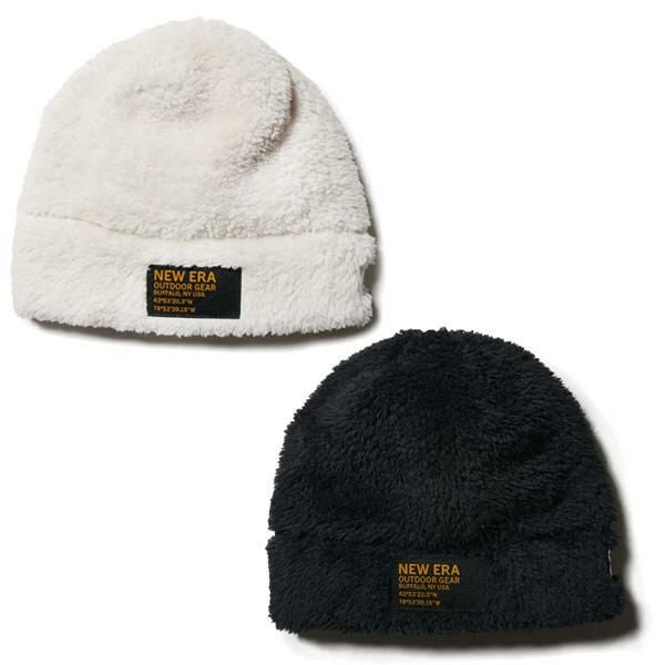 ニューエラ ニット帽 ベーシック ビーニー Mink Fleece ウーブンパッチ