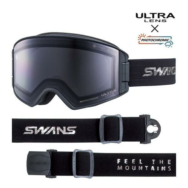 スワンズ スキーゴーグル 調光レンズ OUTBACK OB-MDH-CU-LG NBK ネオ