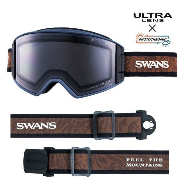 スワンズ スキーゴーグル 調光レンズ OUTBACK OB-MDH-CU-LG SBLU