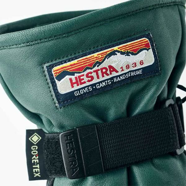 ヘストラ ゴアテックス 3フィンガー GTX フル レザー Forest Black