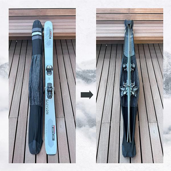 スキーケース ebs SKI COVER エビス スキーカバー 吸水性の良いニット