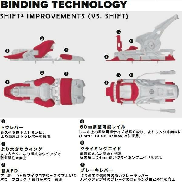 アルマダ ビンディング N SHIFT2 13 MN (RD0000090) ARMADA シフト2