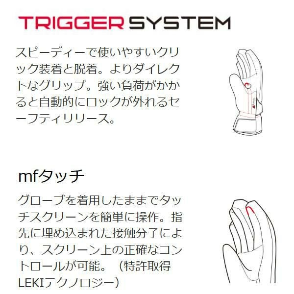 レキスキーグローブ LEKI グローブ GRIFFIN PRO 3D ホワイト
