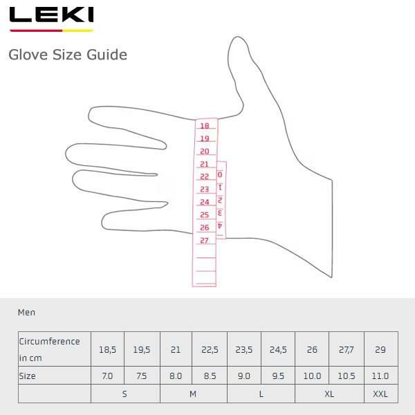 タグ無し 未使用保管品 LEKI レキグラブ サイズ9 レキスキーグローブ LEKI グローブ SPARROW 3D ブラック／グラファイト