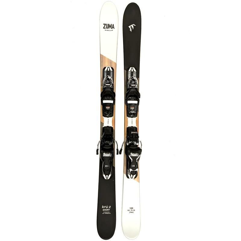 ZUMA ショートスキー KRU:Z SHORT 120cm ＋ルック XPRESS10 GW 調整式