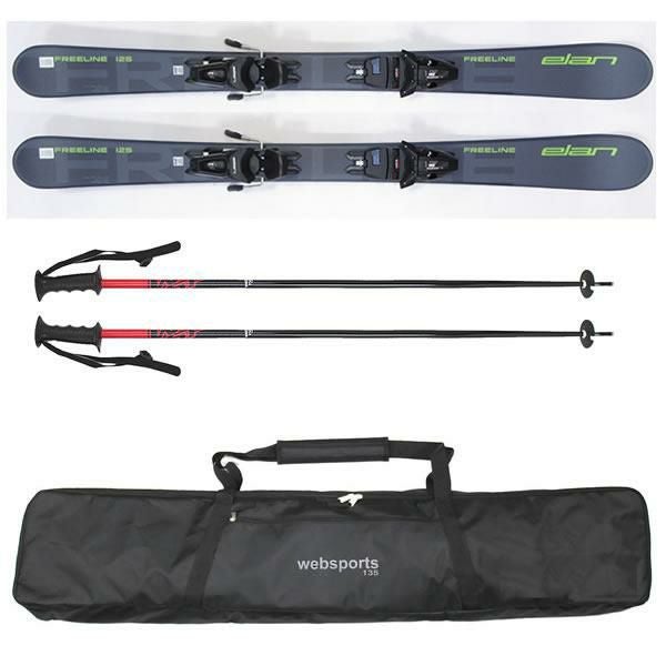 スキーポール＆ケース付 ショートスキーセット エラン スキー板 2025