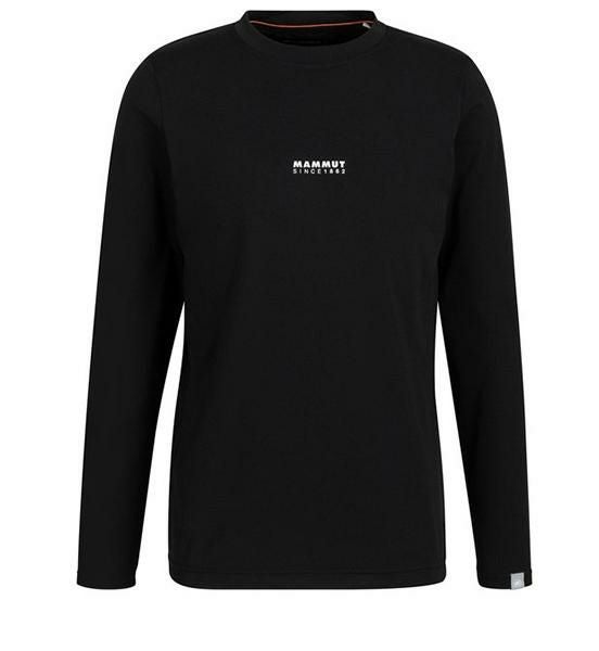 マムート メンズ 吸汗速乾 QD ロゴ プリント ロングスリーブ Tee