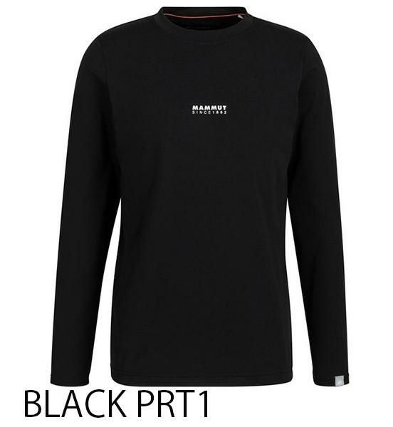 マムート メンズ 吸汗速乾 QD ロゴ プリント ロングスリーブ Tee