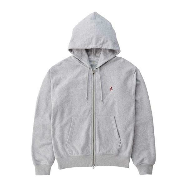 グラミチ パーカー ONE POINT ZIP HOODED SWEATSHIRT ワンポイント