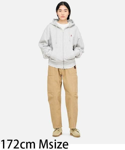 グラミチ パーカー ONE POINT ZIP HOODED SWEATSHIRT ワンポイント