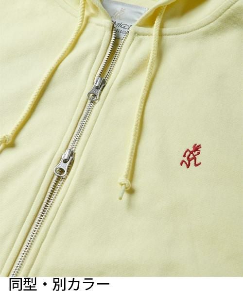 グラミチ パーカー ○XLサイズのみ ONE POINT ZIP HOODED SWEATSHIRT