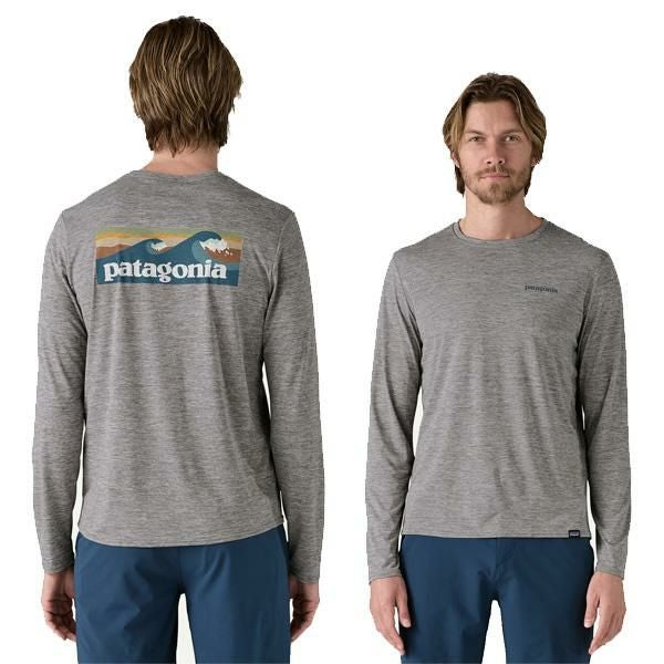 パタゴニア メンズ Tシャツ 吸湿・速乾・ドライ ロングスリーブ