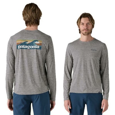 パタゴニア メンズ Tシャツ 吸湿・速乾・ドライ ロングスリーブ