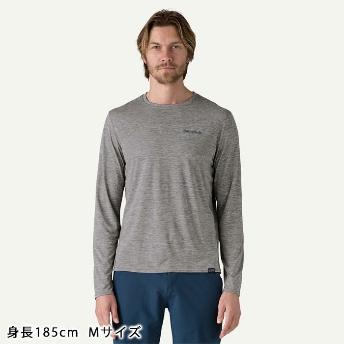 パタゴニア メンズ Tシャツ 吸湿・速乾・ドライ ロングスリーブ 
