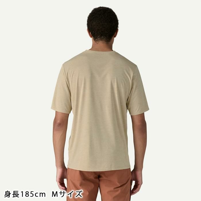 パタゴニア　キャプリーンクール　ブラウントラウト　Mサイズ パタゴニア メンズ Tシャツ 吸湿・速乾・ドライ キャプリーン・クール