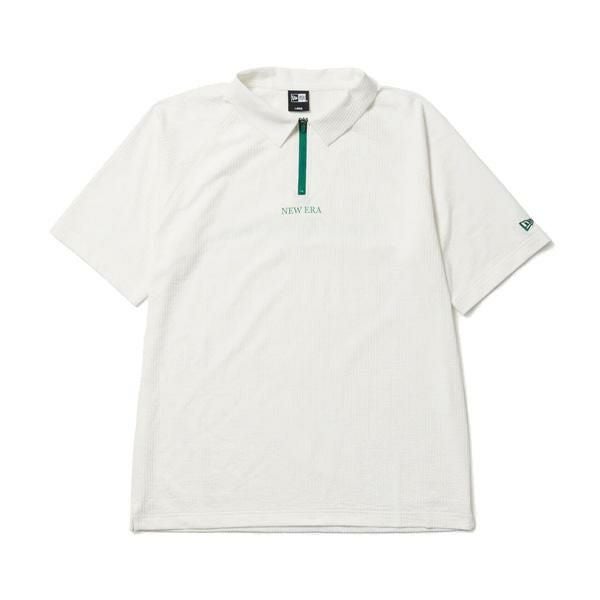 ニューエラ ゴルフウェア 半袖 鹿の子 ポロシャツ Collar Logo