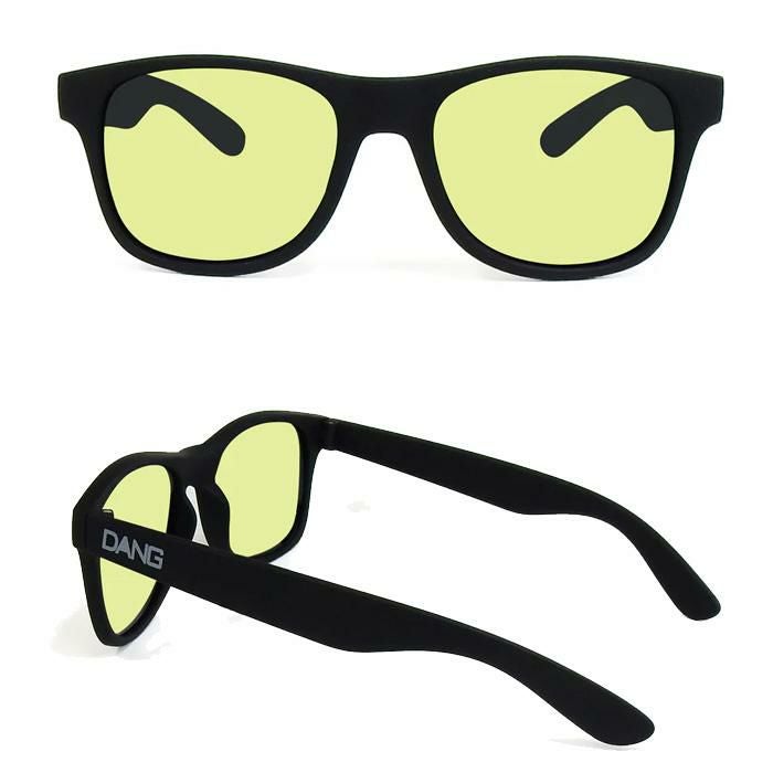 DANG SHADES ダンシェイディーズ 夜間用サングラス LOCO Black Soft x