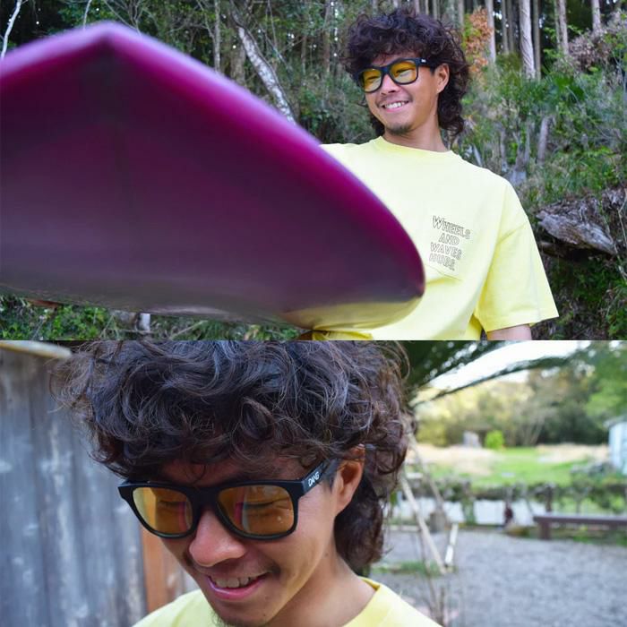 DANG SHADES ダンシェイディーズ 夜間用サングラス LOCO Black Soft x