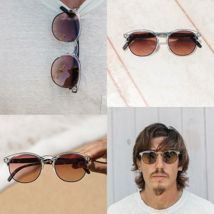 サンスキー 偏光 サングラス アヴィラ クリアトータステラフェード