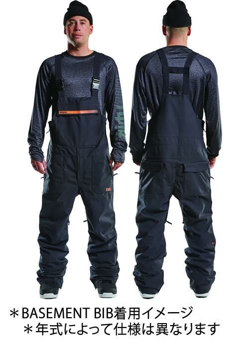 THIRTYTWO 32 25-26 スノーボードウェア メンズ ビブパンンツ BASEMENT