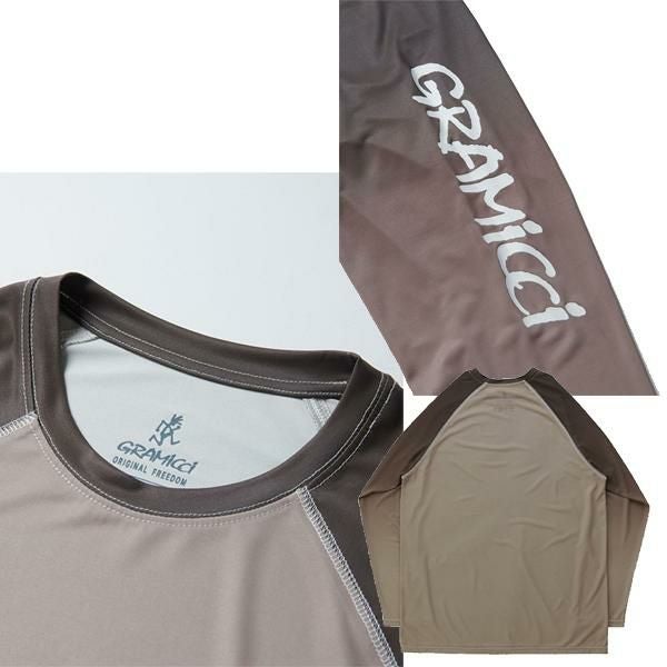 グラミチ GRAMICCI 速乾 UPF-SHIELD LONG SLEEVE TOP - UPFシールド