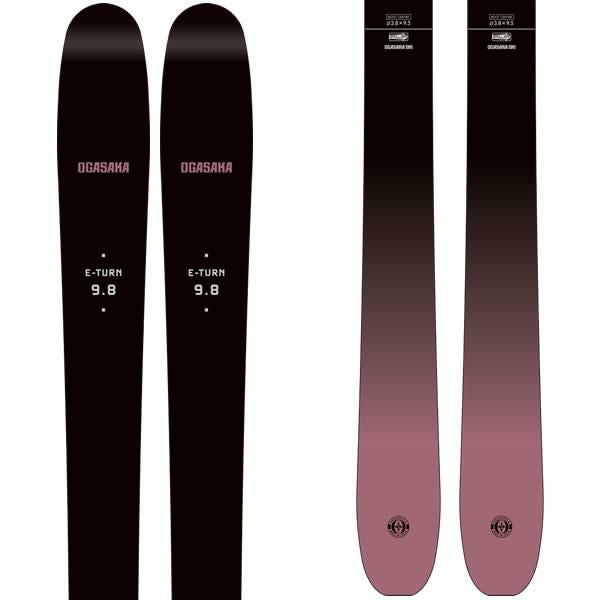 オガサカ スキー 2026 ET-9.8 スキー板 単品 (板のみ) イーターン 9.8