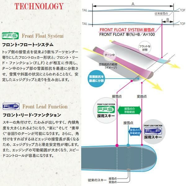 オガサカ スキー 2027 ET-9.8 スキー板 単品 (板のみ) イーターン 9.8