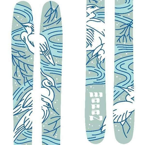 WAPAN スキー 2026 RO (ロ) SHIRASAGI センター幅105mm 白鷺