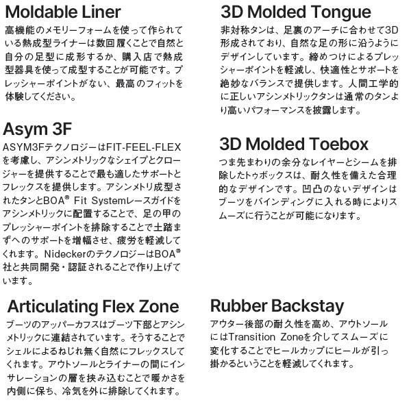 ナイデッカー スノーボードブーツ NIDECKER ALTAI アルタイ PURPLE
