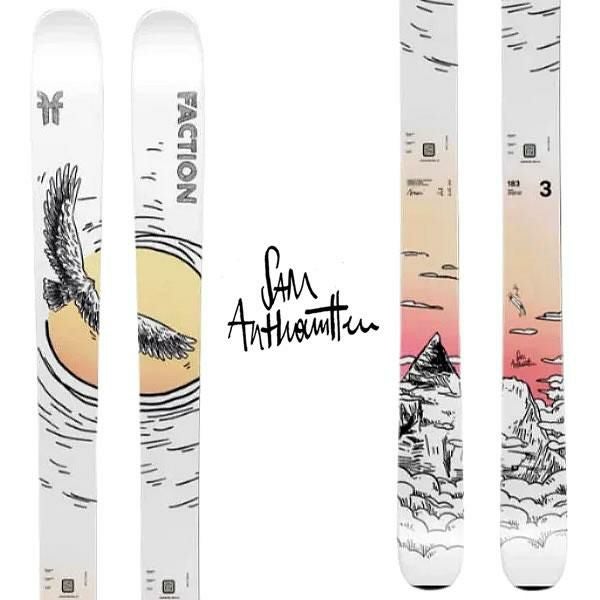 FACTION スキー板 DANCER 3 Sam Anthamatten LTD (24-25 2025) + 25