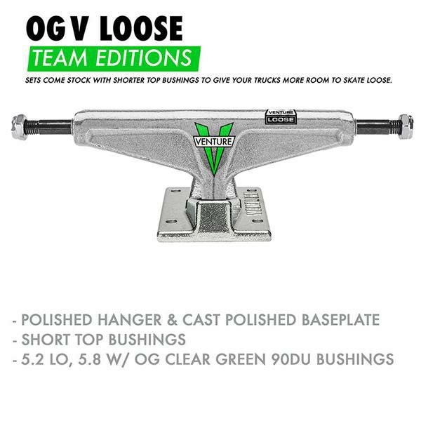 スケートボード トラック 2個セット ベンチャー VENTURE OG V LOOSE
