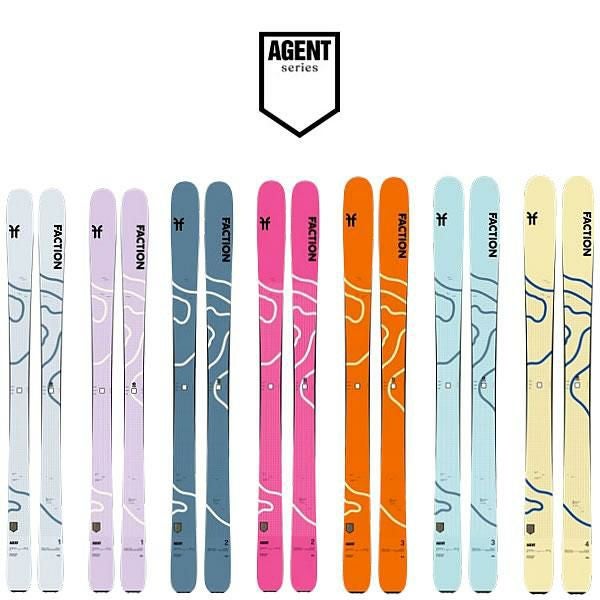 FACTION SKI 2026 AGENT 3 エージェント3 スキー板 単品 (板のみ) 25