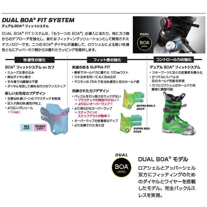 サロモン スキーブーツ SALOMON S/PRO SUPRA DUAL BOA 120 GW(25-26