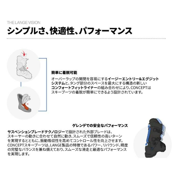 ラング スキーブーツ レディース LANGE CONCEPT 9.5 W GW_BOA (26-27