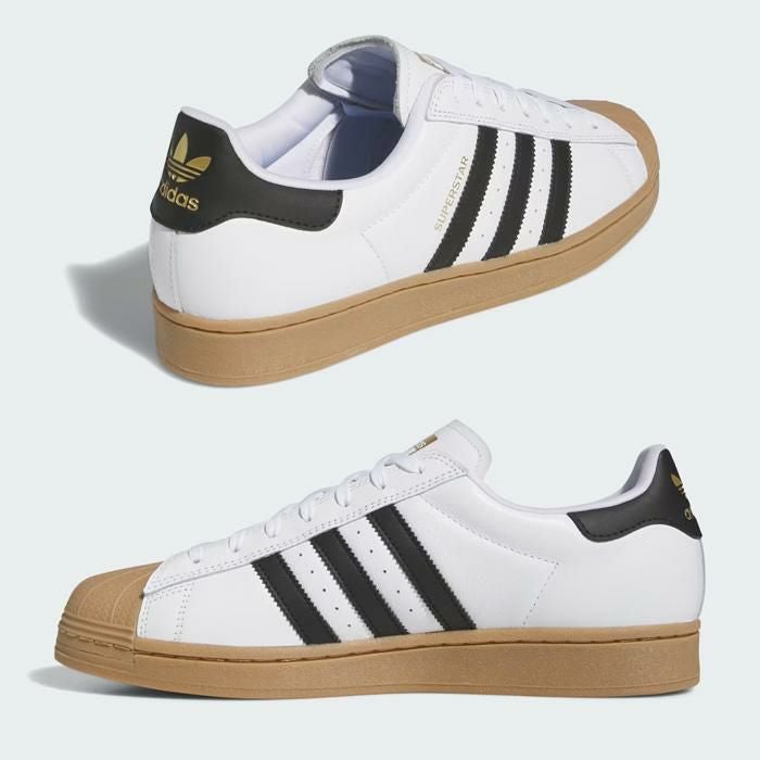 アディダス スーパースター ADV ホワイト / ガム (IE0669) adidas