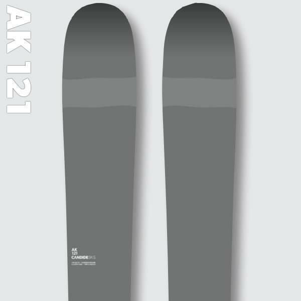 CANDIDE SKIS キャンディッド スキー 2026 AK 121 -Grey- エーケー121