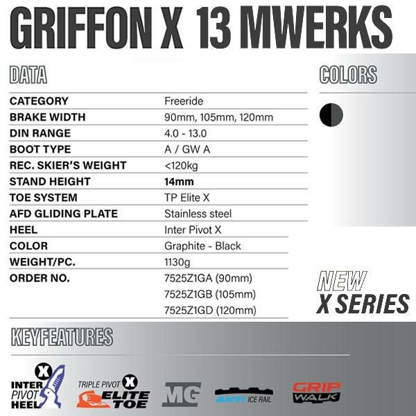 マーカー ビンディング GRIFFON X 13 MWERKS グリフォンX 13 Mワークス