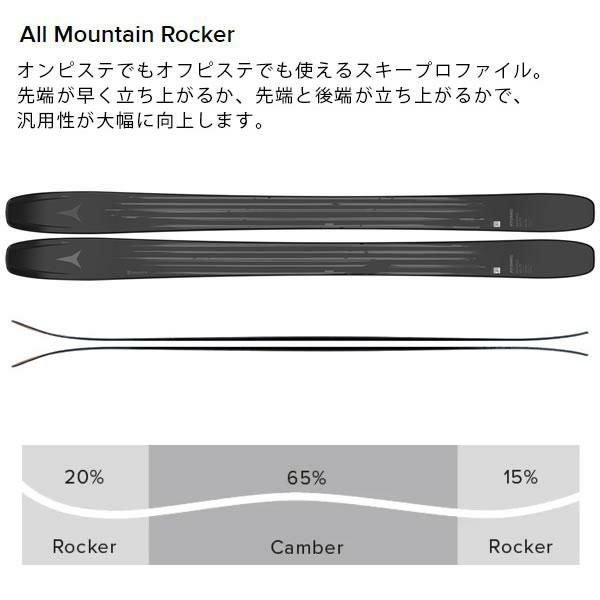 アトミック スキー板 MAVERICK 105 CTI (25-26 2026) + 26 マーカー