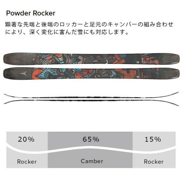 アトミック スキー板 BENT 100 (25-26 2026) + 26 アトミック STRIVE